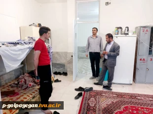 دیدار استاد مشاور آموزشکده فنی و حرفه ای پسران گلپایگان با دانشجویان خوابگاهی  6