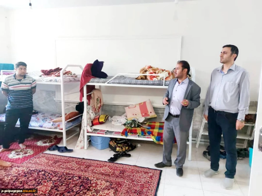 دیدار استاد مشاور آموزشکده فنی و حرفه ای پسران گلپایگان با دانشجویان خوابگاهی  11