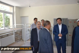 بازدید دکتر عرفان خسرویان رئیس دانشگاه فنی و حرفه ای کشور از بخشهای مختلف اداری و آموزشی مرکز گلپایگان 2