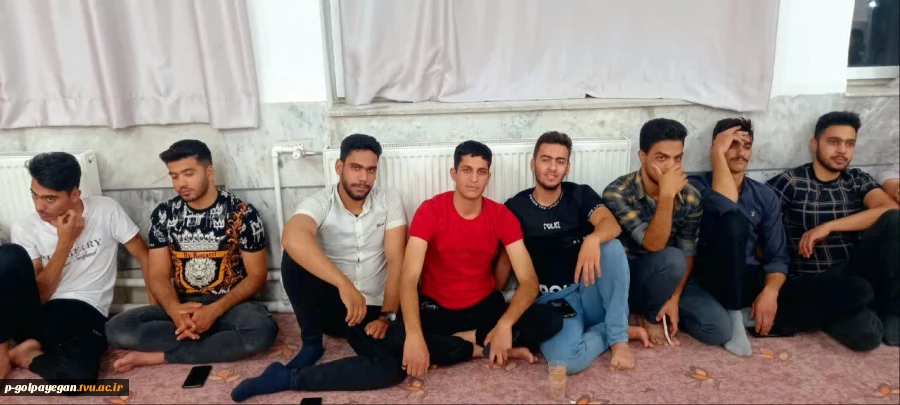 سرپرست جدید آموزشکده فنی پسران گلپایگان در جمع دانشجویان ساکن خوابگاه 
 5