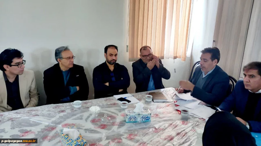 گزارش تصویری بازدید اعضای محترم هیات نظارت استان اصفهان از آموزشکده فنی و حرفه ای پسران گلپایگان(شهداء) 4