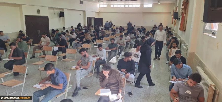 نماینده نظارت ارزیابی دانشگاه ملی مهارت سه شنبه 4 شهریور 1404 از ادامه فرآیند برگزاری آزمون های لغو شده نیمسال دوم آموزشکده ملی مهارت گلپایگان بازدید نمود. 4