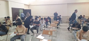 نماینده نظارت ارزیابی دانشگاه ملی مهارت سه شنبه 4 شهریور 1404 از ادامه فرآیند برگزاری آزمون های لغو شده نیمسال دوم آموزشکده ملی مهارت گلپایگان بازدید نمود. 7