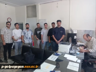 بازدید رئیس آموزشکده ملی مهارت گلپایگان از فرآیند ثبت نام دانشجویان ورودی جدید  2