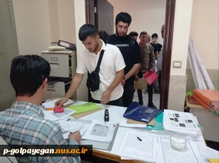 بازدید رئیس آموزشکده ملی مهارت گلپایگان از فرآیند ثبت نام دانشجویان ورودی جدید  3