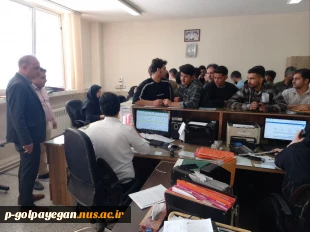 بازدید رئیس آموزشکده ملی مهارت گلپایگان از فرآیند ثبت نام دانشجویان ورودی جدید  4
