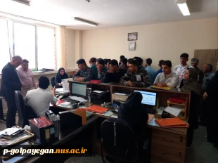 بازدید رئیس آموزشکده ملی مهارت گلپایگان از فرآیند ثبت نام دانشجویان ورودی جدید  5