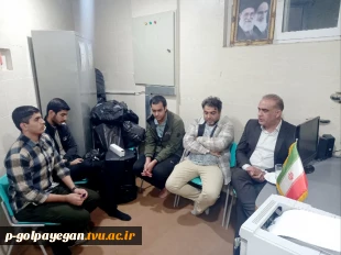 دیدار رئیس دانشگاه با اعضای شورای صنفی و تشکل بسیج دانشجویی 2