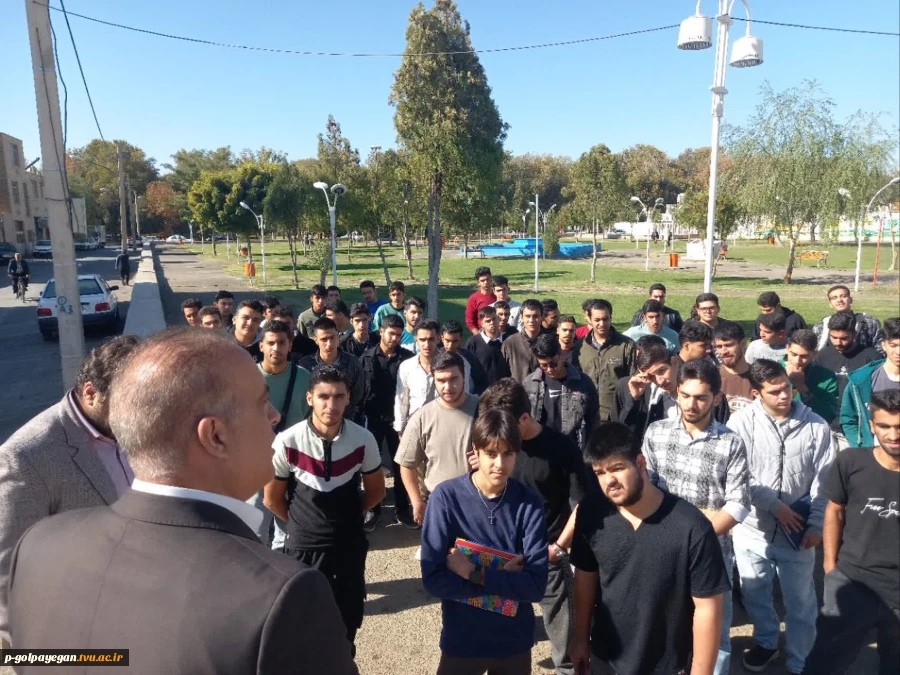 مراسم یادبود و بزرگداشت حاج مصطفی احمدی خیر نیک اندیش آموزشکده ملی مهارت گلپایگان 4