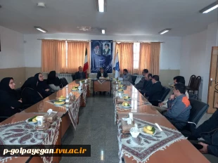 رئیس دانشگاه ملی مهارت استان اصفهان به همراه نماینده نهاد رهبری از آموزشکده ملی مهارت گلپایگان بازدید نمودند 4