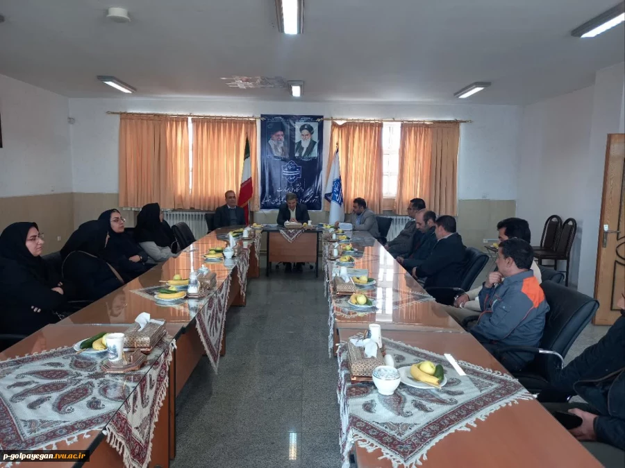 رئیس دانشگاه ملی مهارت استان اصفهان به همراه نماینده نهاد رهبری از آموزشکده ملی مهارت گلپایگان بازدید نمودند 4