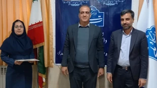 برگزاری مراسم جشن ولادت حضرت زهرا(س) روز زن و تکریم مقام مادر با حضور حراست دانشگاه ملی مهارت استان و کارکنان آموزشکده 9