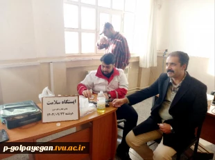 برپایی ایستگاه سلامت " پایش قند و فشار خون" 6