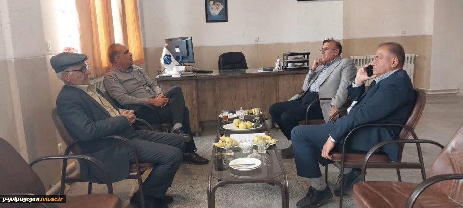 جلسه هم افزایی و هم اندیشی رئیس آموزشکده ملی مهارت گلپایگان با خیرین شهرستان  2