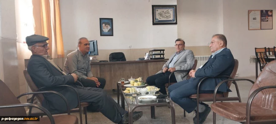 جلسه هم افزایی و هم اندیشی رئیس آموزشکده ملی مهارت گلپایگان با خیرین شهرستان  3