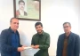 تجلیل از مسئول بسیج دانشجویی آموزشکده ملی مهارت گلپایگان