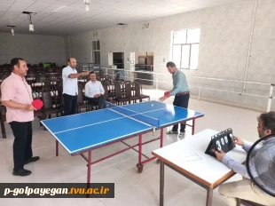مسابقات تنیس روی میز کارکنان آموزشکده مهارت گلپایگان برگزار و از نفرات برتر تجلیل شد. 2