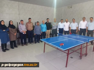 مسابقات تنیس روی میز کارکنان آموزشکده مهارت گلپایگان برگزار و از نفرات برتر تجلیل شد. 3